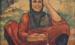 وزارة الثقافة تستعيد لوحة مفقودة للفنان الراحل أكرم شكري